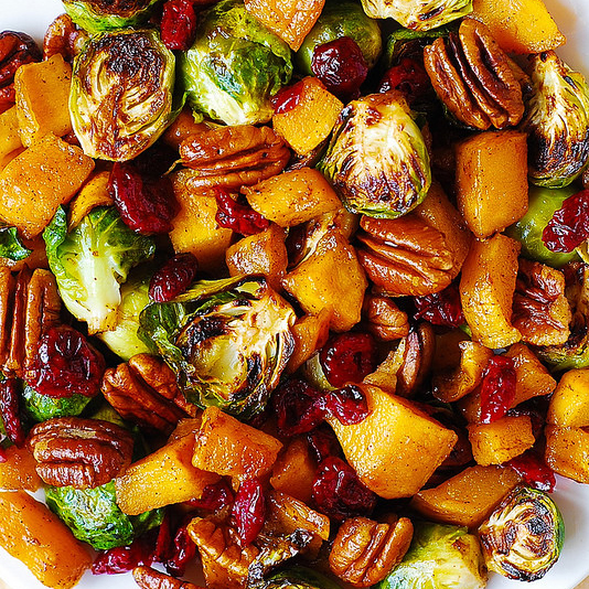 Butternut Squash Salad with Cranberries