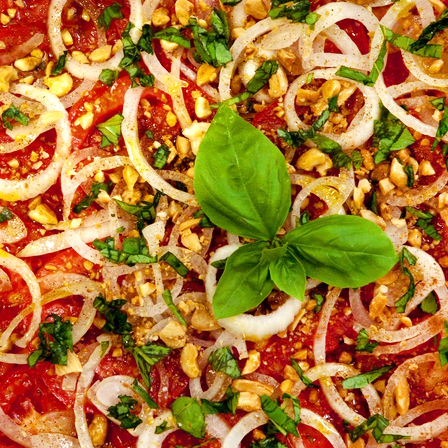 Moroccan Tomato Cinnamon Salad